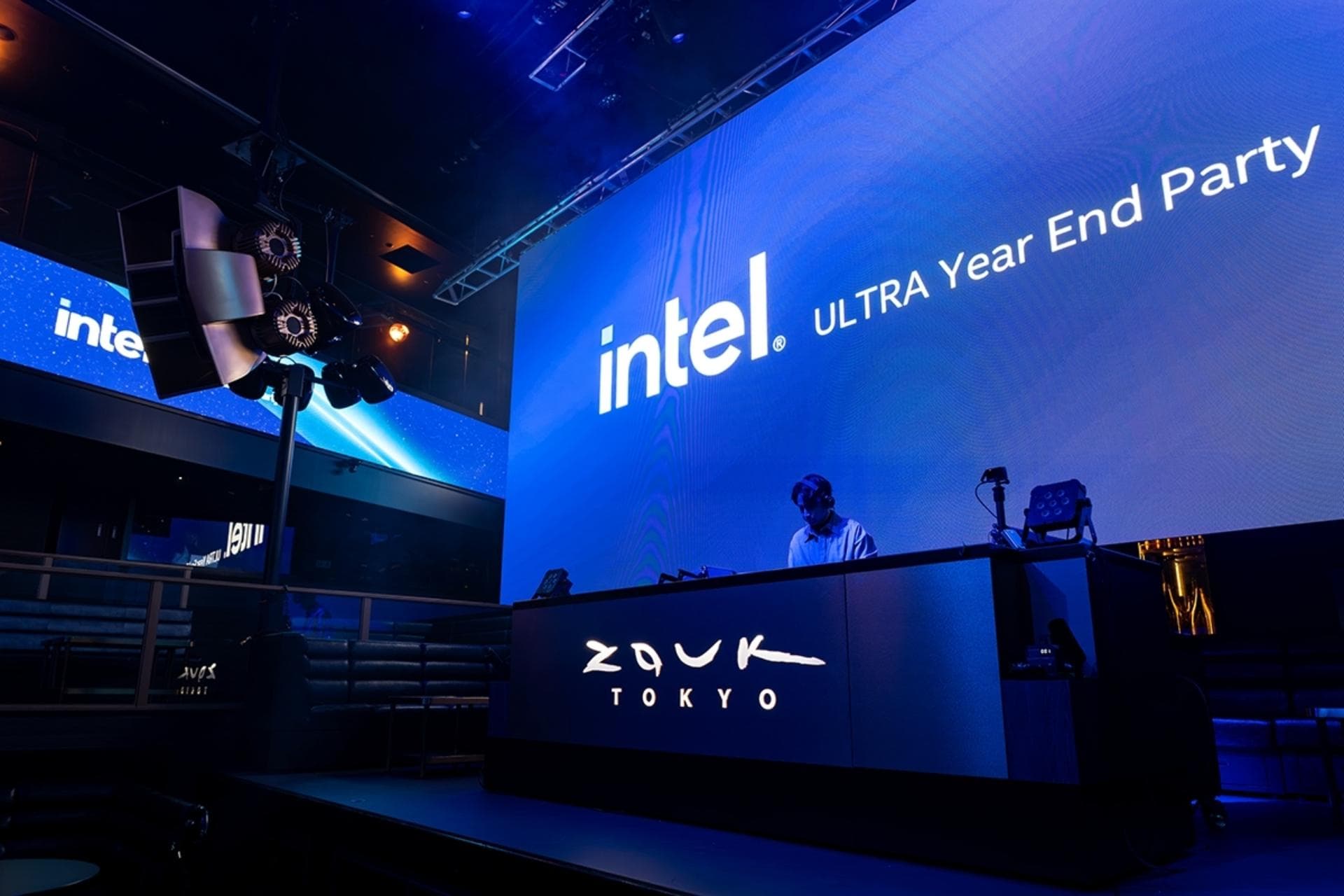 Intel Ultra year end party at Zouk Tokyo