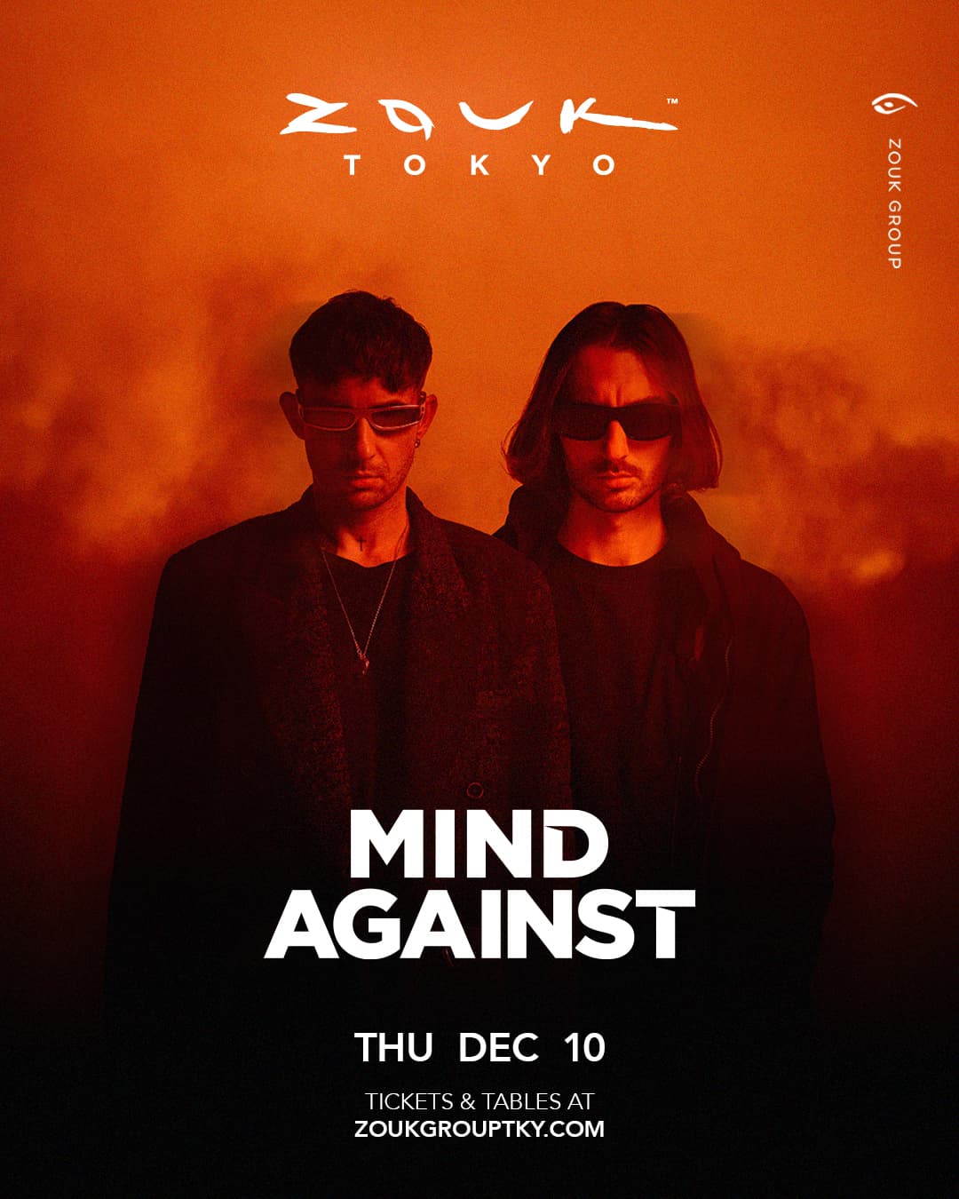 MIND AGAINST flyer