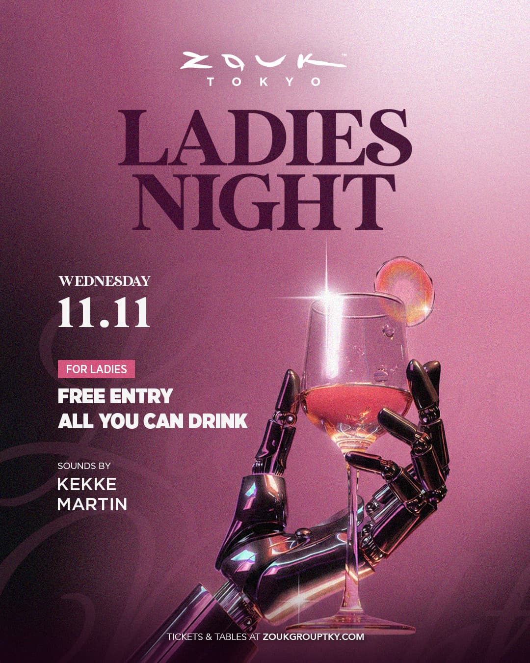 LADIES NIGHT flyer