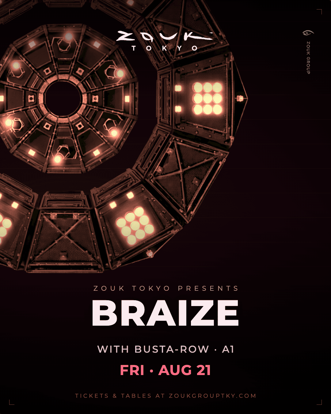ZOUK PRESENTS : BRAIZE flyer