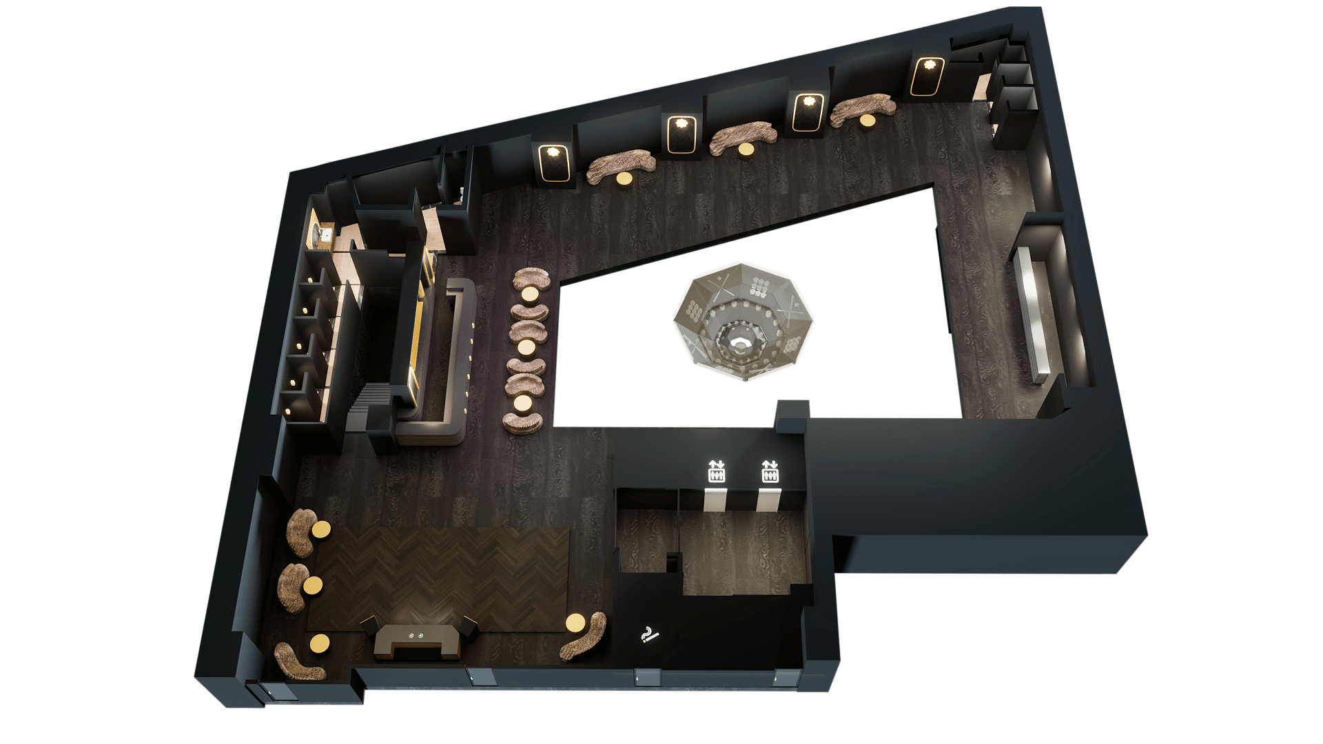 Zouk Tokyo B2F Capital 3D Overview